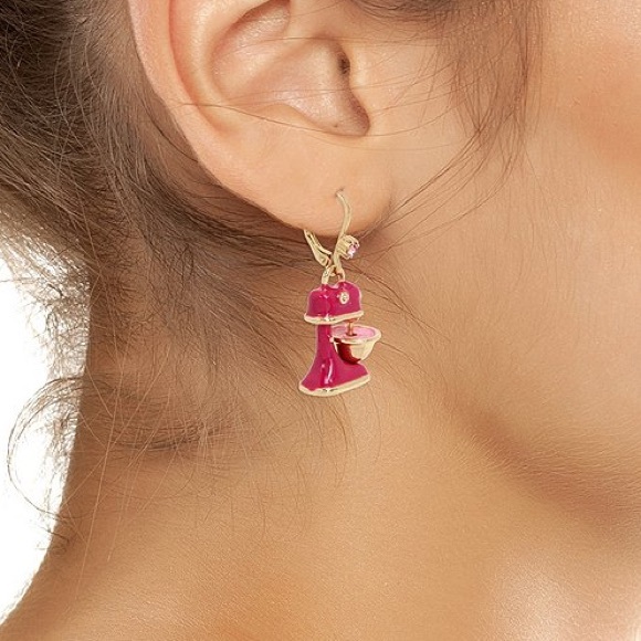 Betsey Johnson Cupcake and Mixer Earrings - Picture 3 of 12